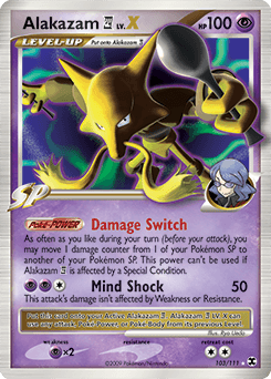 Alakazam E4 LV.X 103 — Rising Rivals