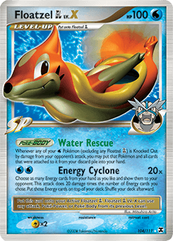 Floatzel GL LV.X 104 — Rising Rivals