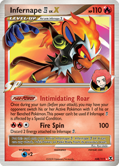 Infernape E4 LV.X 108/111 — Rising Rivals