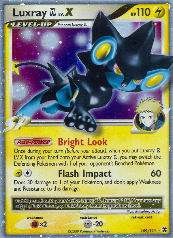 Carta Luxray GL LV.X 109/111 do set Rising Rivals — Pokémon TCG | Bynx