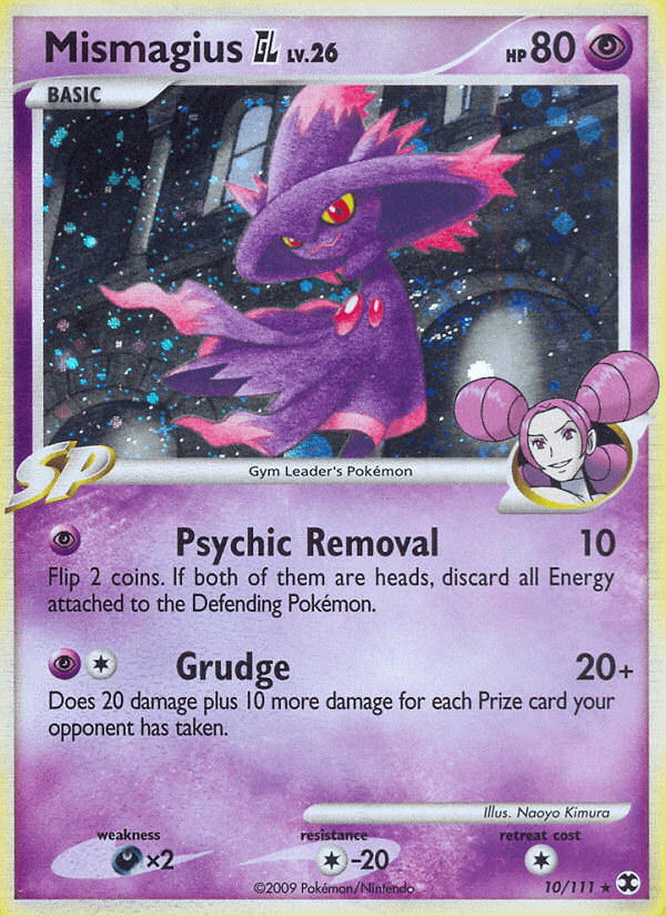 Carta Mismagius GL 10/111 do set Rising Rivals — Pokémon TCG | Bynx