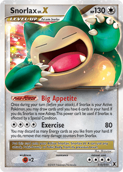 Snorlax LV.X 111 — Rising Rivals