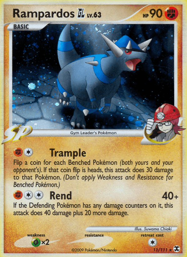 Carta Rampardos GL 11/111 do set Rising Rivals — Pokémon TCG | Bynx