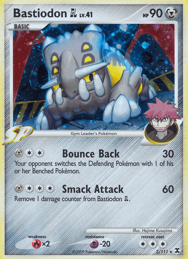 Carta Bastiodon GL 2/111 do set Rising Rivals — Pokémon TCG | Bynx