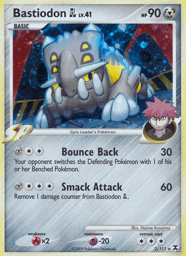 Carta Bastiodon GL 2/111 do set Rising Rivals — Pokémon TCG | Bynx
