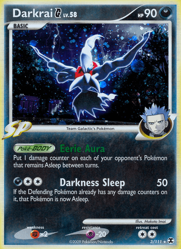 Carta Darkrai G 3/111 do set Rising Rivals — Pokémon TCG | Bynx