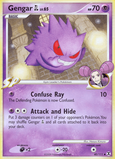 Carta Gengar GL 40/111 do set Rising Rivals — Pokémon TCG | Bynx