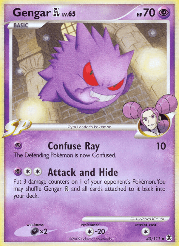 Carta Gengar GL 40/111 do set Rising Rivals — Pokémon TCG | Bynx