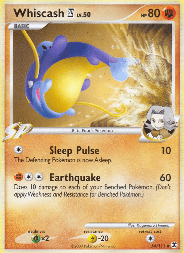 Carta Whiscash E4 54/111 do set Rising Rivals — Pokémon TCG | Bynx