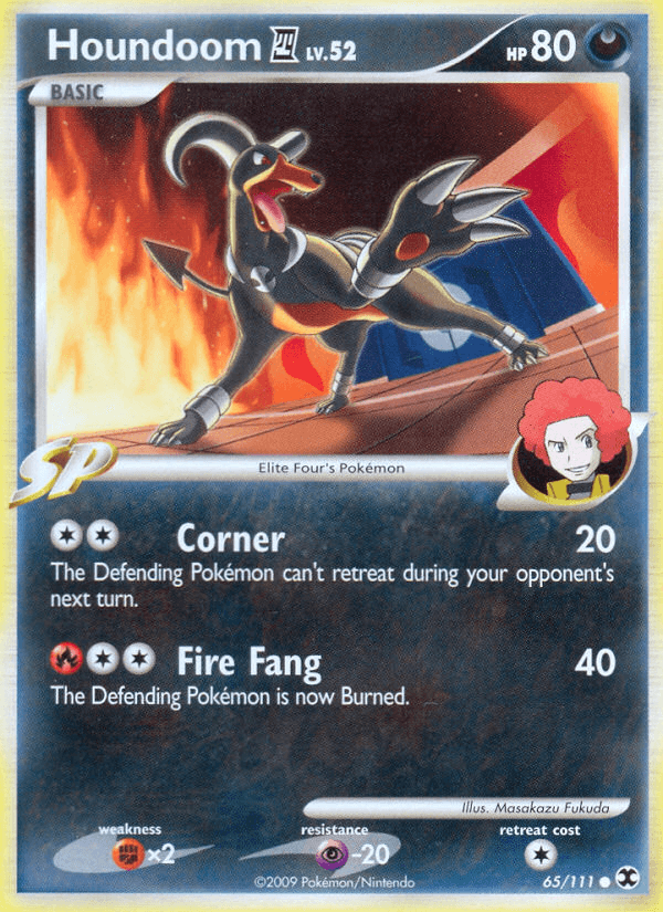 Carta Houndoom E4 65/111 do set Rising Rivals — Pokémon TCG | Bynx