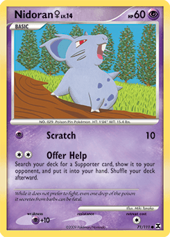 Nidoran ♀ 71 — Rising Rivals
