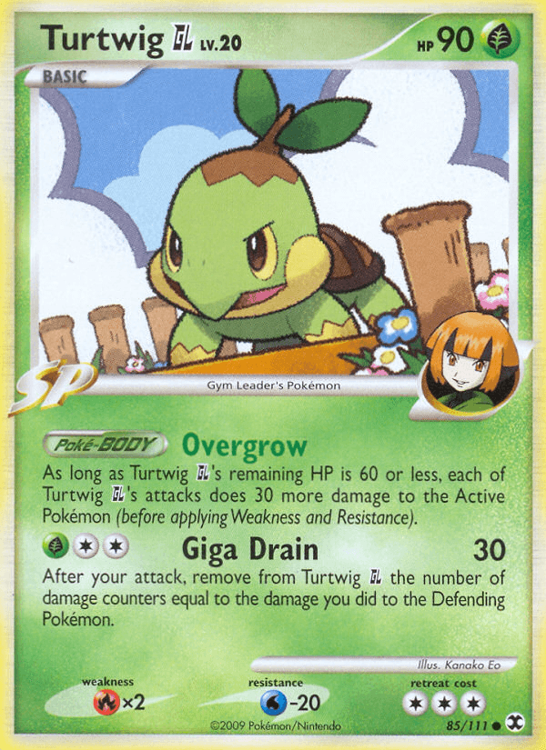 Carta Turtwig GL 85/111 do set Rising Rivals — Pokémon TCG | Bynx