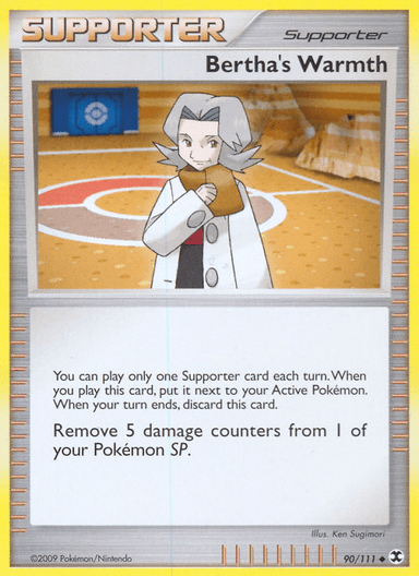 Carta Bertha's Warmth 90/111 do set Rising Rivals — Pokémon TCG | Bynx