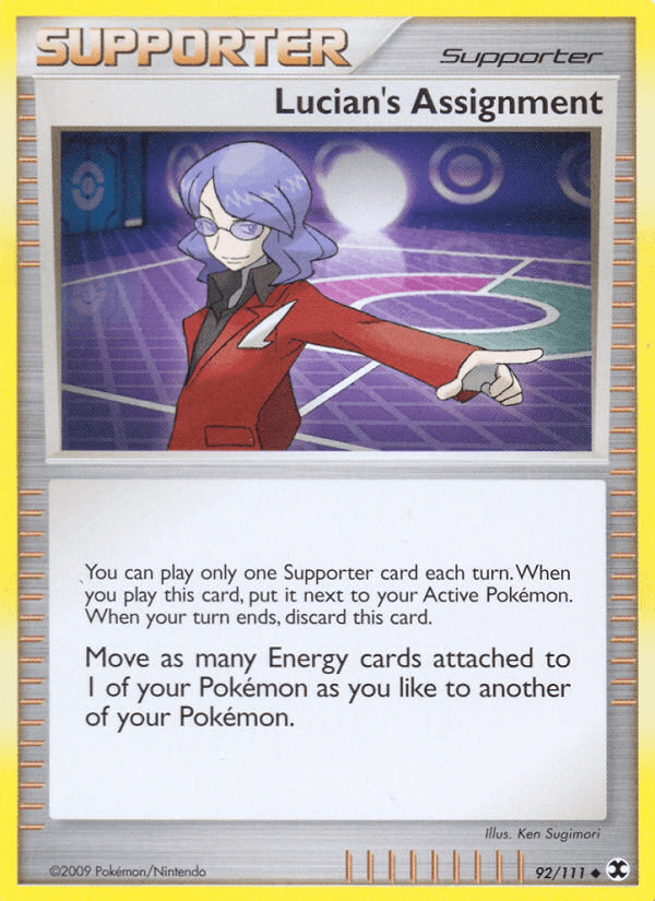 Carta Lucian's Assignment 92/111 do set Rising Rivals — Pokémon TCG | Bynx