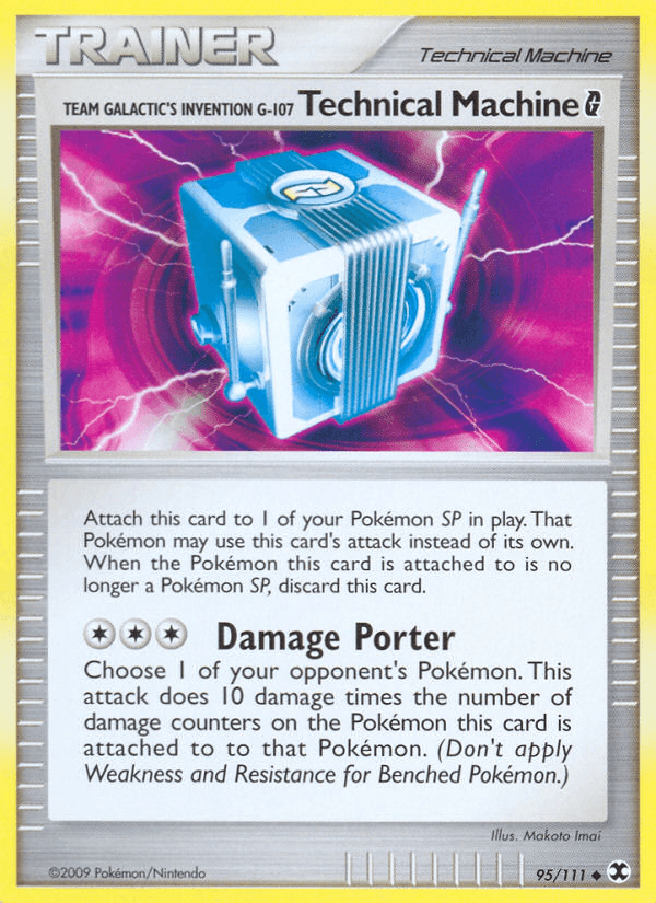 Carta Team Galactic's Invention G-107 Technical Machine G 95/111 do set Rising Rivals — Pokémon TCG | Bynx