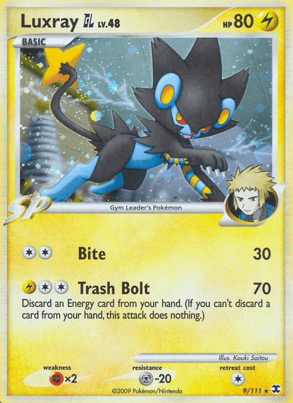 Carta Luxray GL 9/111 do set Rising Rivals — Pokémon TCG | Bynx