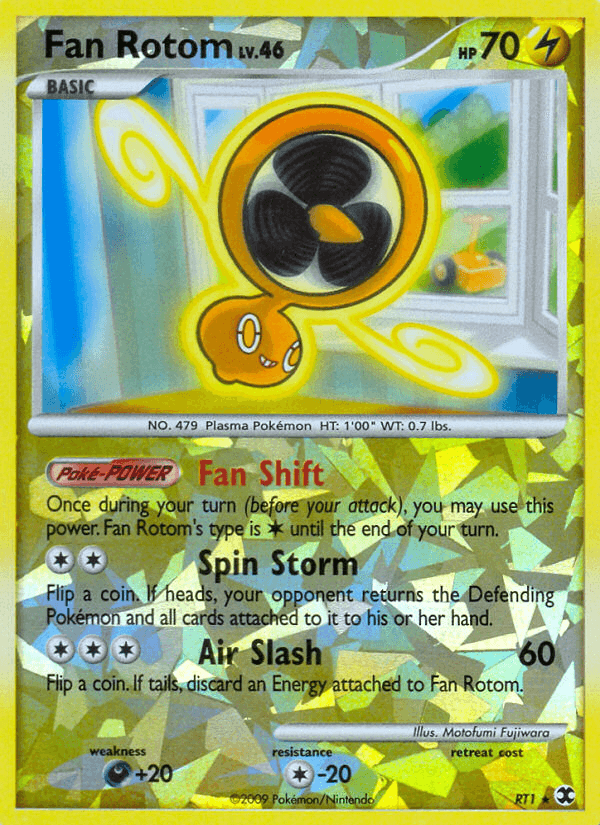 Carta Fan Rotom RT1/111 do set Rising Rivals — Pokémon TCG | Bynx