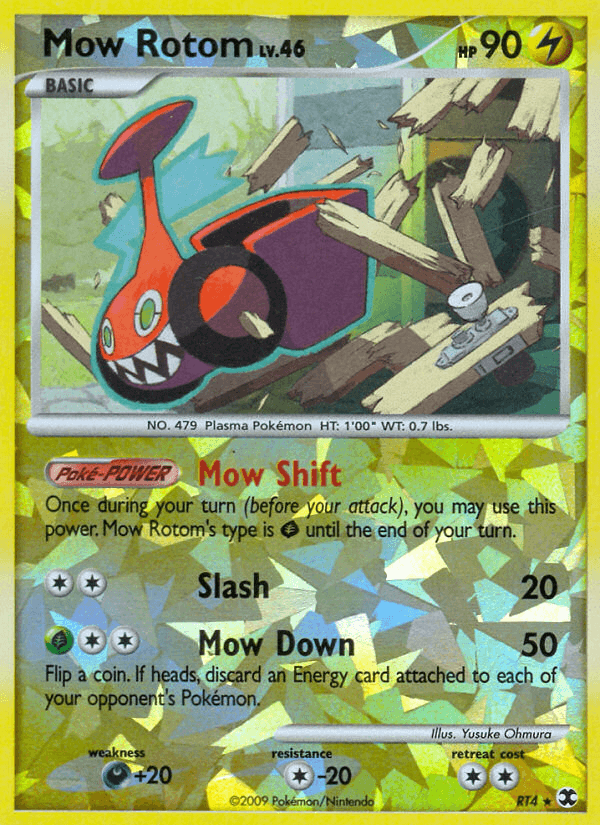 Carta Mow Rotom RT4/111 do set Rising Rivals — Pokémon TCG | Bynx