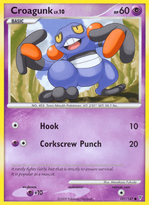 Carta Croagunk 101/147 do set Supreme Victors — Pokémon TCG | Bynx