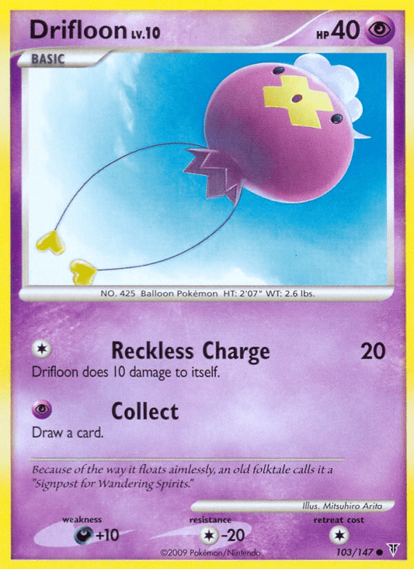 Carta Drifloon 103/147 do set Supreme Victors — Pokémon TCG | Bynx