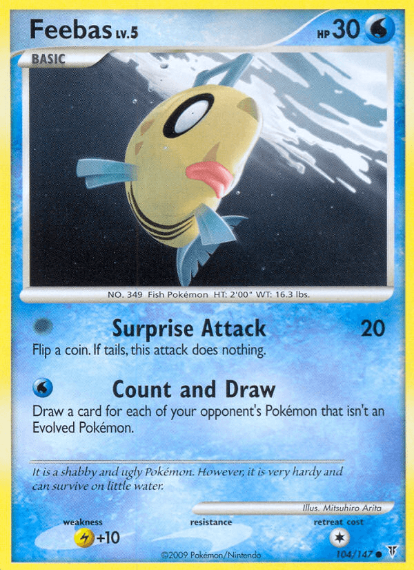 Carta Feebas 104/147 do set Supreme Victors — Pokémon TCG | Bynx