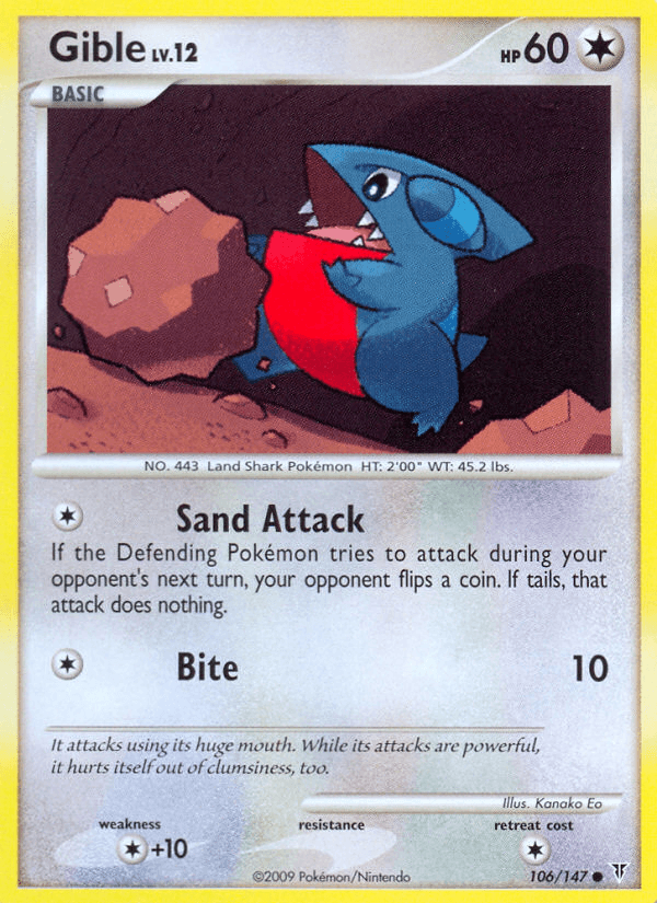 Carta Gible 106/147 do set Supreme Victors — Pokémon TCG | Bynx