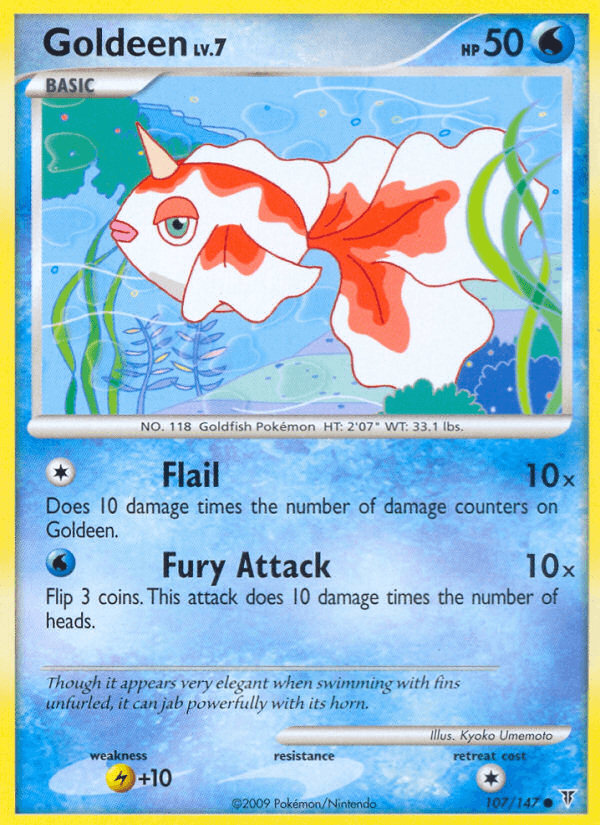 Carta Goldeen 107/147 do set Supreme Victors — Pokémon TCG | Bynx