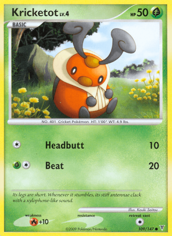 Carta Kricketot 109/147 do set Supreme Victors — Pokémon TCG | Bynx