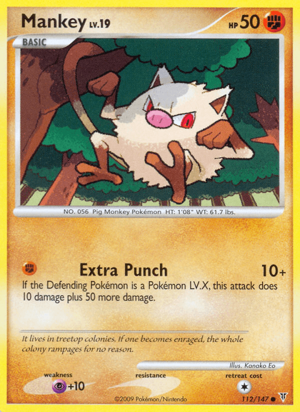 Carta Mankey 112/147 do set Supreme Victors — Pokémon TCG | Bynx
