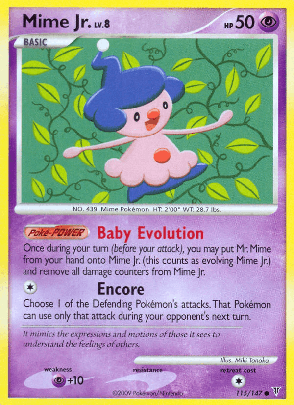 Carta Mime Jr. 115/147 do set Supreme Victors — Pokémon TCG | Bynx
