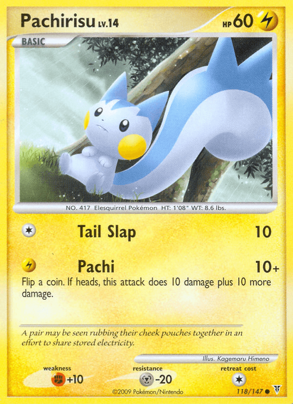 Carta Pachirisu 118/147 do set Supreme Victors — Pokémon TCG | Bynx