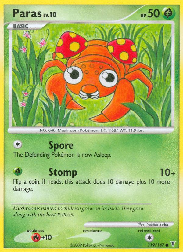 Carta Paras 119/147 do set Supreme Victors — Pokémon TCG | Bynx