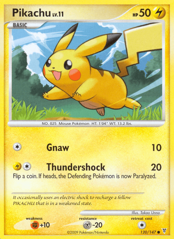 Carta Pikachu 120/147 do set Supreme Victors — Pokémon TCG | Bynx