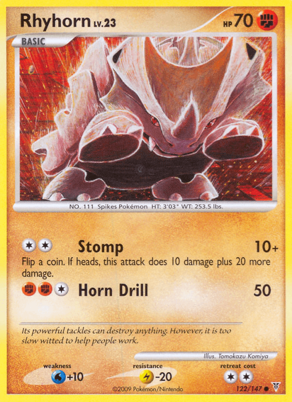Carta Rhyhorn 122/147 do set Supreme Victors — Pokémon TCG | Bynx