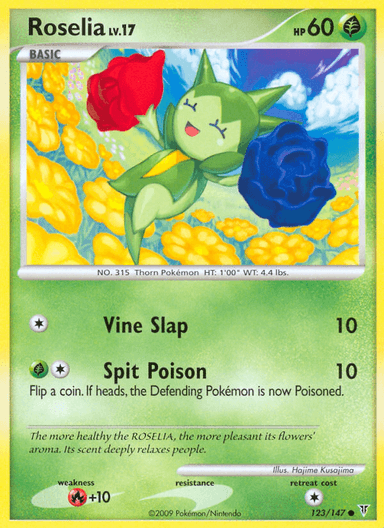 Carta Roselia 123/147 do set Supreme Victors — Pokémon TCG | Bynx