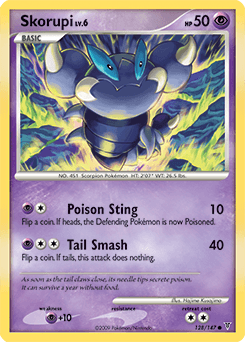 Carta Skorupi 128 do set Supreme Victors — Pokémon TCG | Bynx