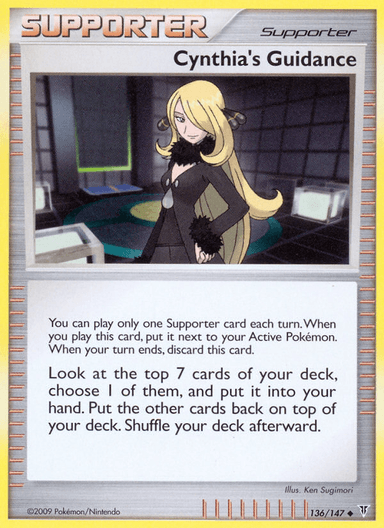 Carta Cynthia's Guidance 136/147 do set Supreme Victors — Pokémon TCG | Bynx