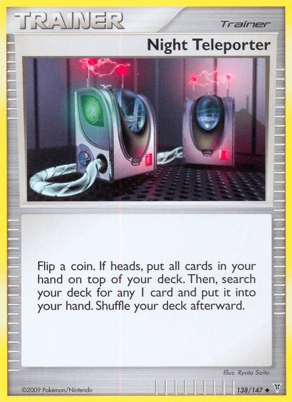 Carta Night Teleporter 138/147 do set Supreme Victors — Pokémon TCG | Bynx