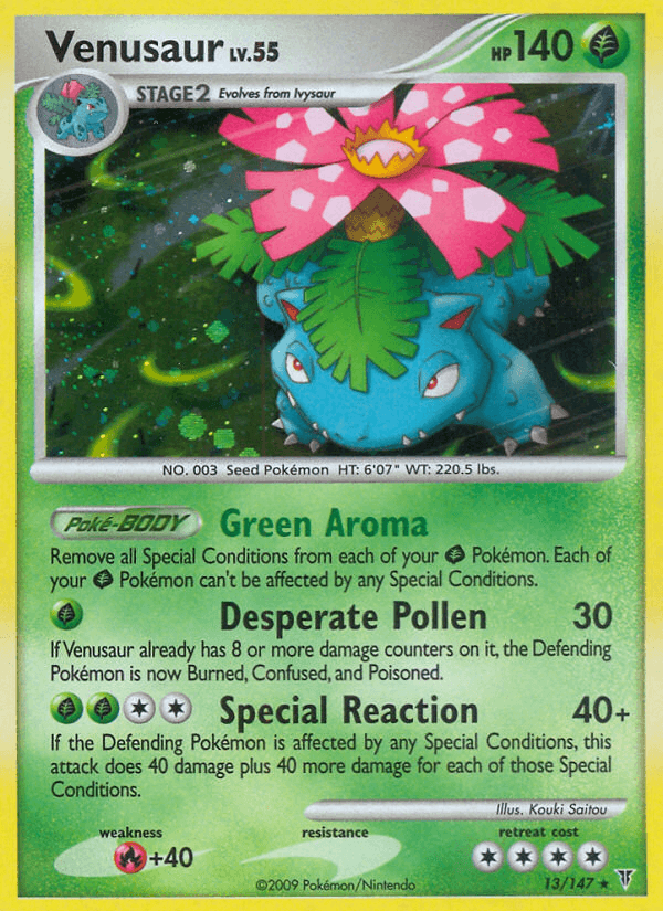 Carta Venusaur 13/147 do set Supreme Victors — Pokémon TCG | Bynx