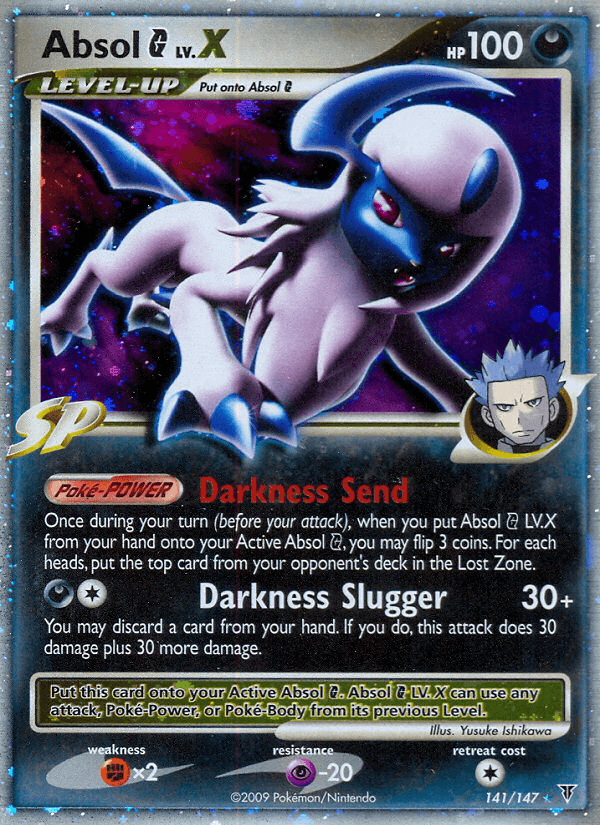Carta Absol G LV.X 141/147 do set Supreme Victors — Pokémon TCG | Bynx