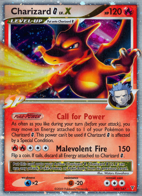 Carta Charizard G LV.X 143/147 do set Supreme Victors — Pokémon TCG | Bynx
