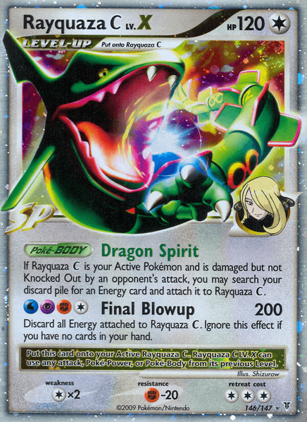 Carta Rayquaza C LV.X 146/147 do set Supreme Victors — Pokémon TCG | Bynx