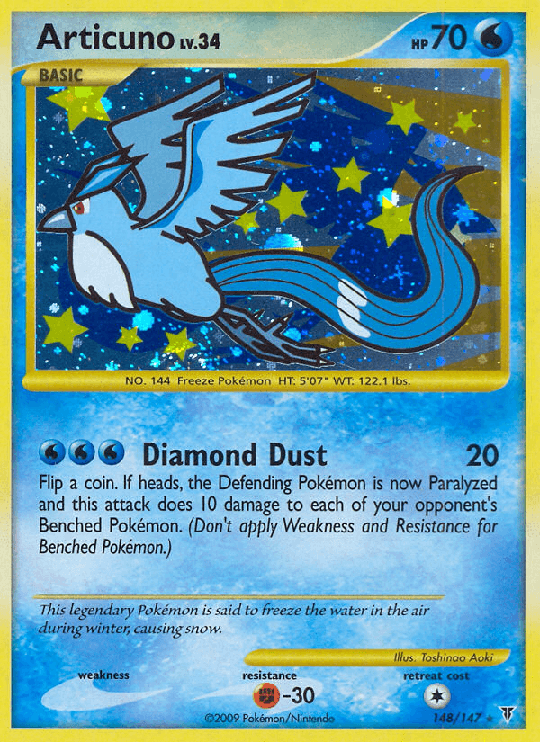Carta Articuno 148/147 do set Supreme Victors — Pokémon TCG | Bynx