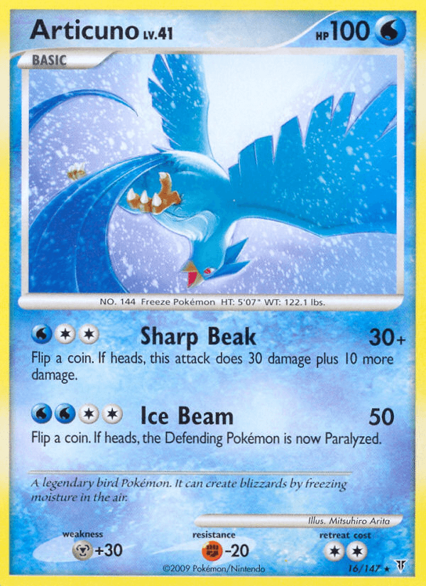 Carta Articuno 16/147 do set Supreme Victors — Pokémon TCG | Bynx