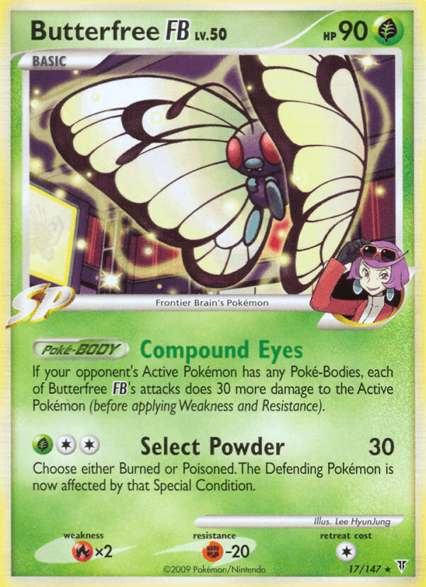 Carta Butterfree FB 17/147 do set Supreme Victors — Pokémon TCG | Bynx