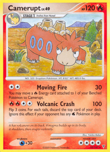 Carta Camerupt 18/147 do set Supreme Victors — Pokémon TCG | Bynx