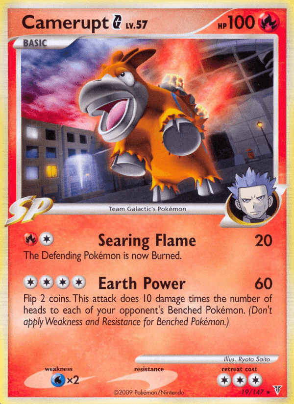 Carta Camerupt G 19/147 do set Supreme Victors — Pokémon TCG | Bynx