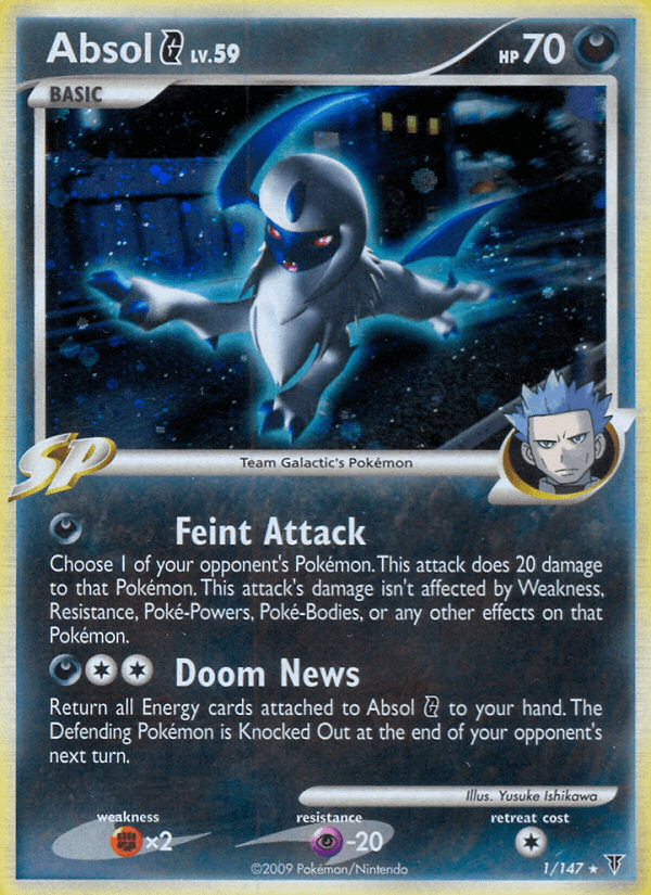 Carta Absol G 1/147 do set Supreme Victors — Pokémon TCG | Bynx