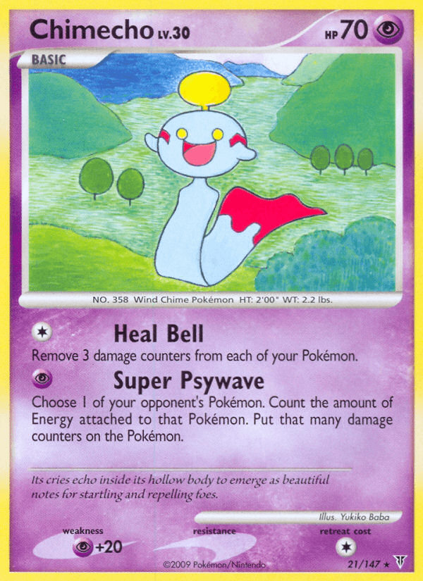 Carta Chimecho 21/147 do set Supreme Victors — Pokémon TCG | Bynx