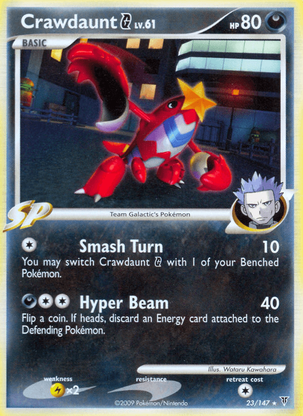 Carta Crawdaunt G 23/147 do set Supreme Victors — Pokémon TCG | Bynx